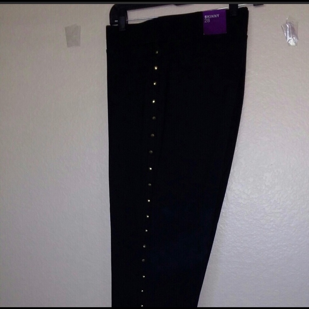 Plus size   Gold Studded Pants